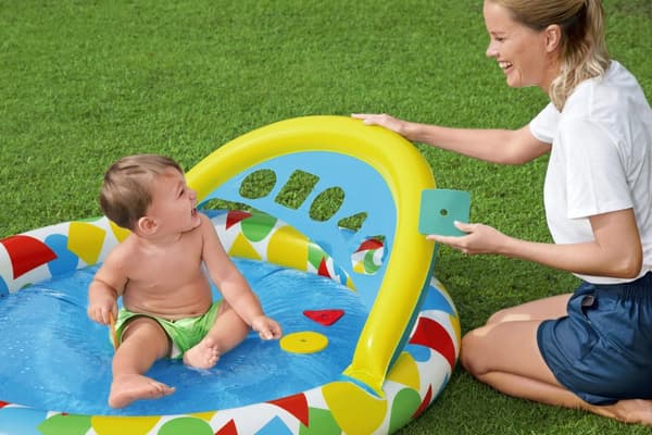 BESTWAY Splash & Learn Kiddie Pool, 1.20m x 1.17m x 46cm, 52378