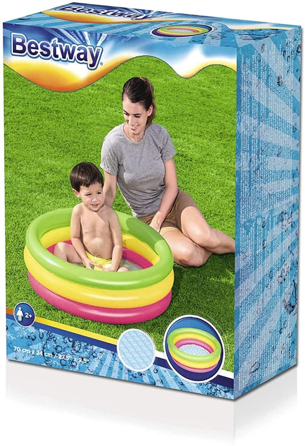Rainbow Inflatable Pool 70 cm x 24 cm Bestway 51128