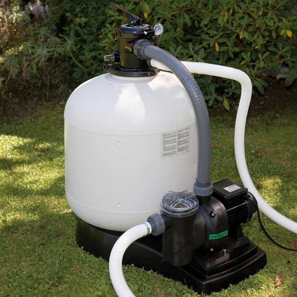 Gre Sandfilter 10 M³h Hvid 600 mm
