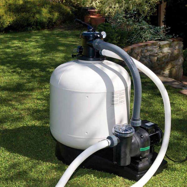 Gre Sandfilter 10 M³h Hvid 600 mm