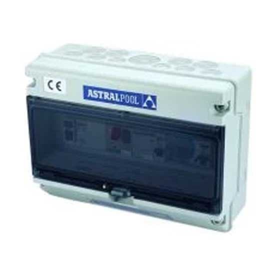 Astralpool 25727 Type C Kontrollbox För överbelastningsskydd För Pumpar Och Undervattensbelysning Med Jordfelsbrytare