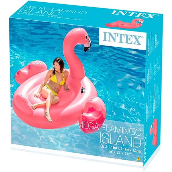 Inflatable Flamingo Ø, Kraftig Greb, Rummelig Design,Mega Flamingo
