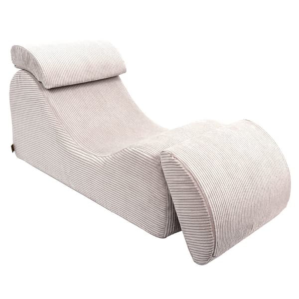 Foam Wave Lounger för barn - soffa för barnrummet, Aesthetic