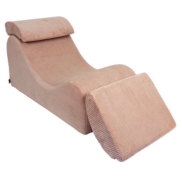 Foam Wave Lounger för barn - soffa för barnrummet, Aesthetic