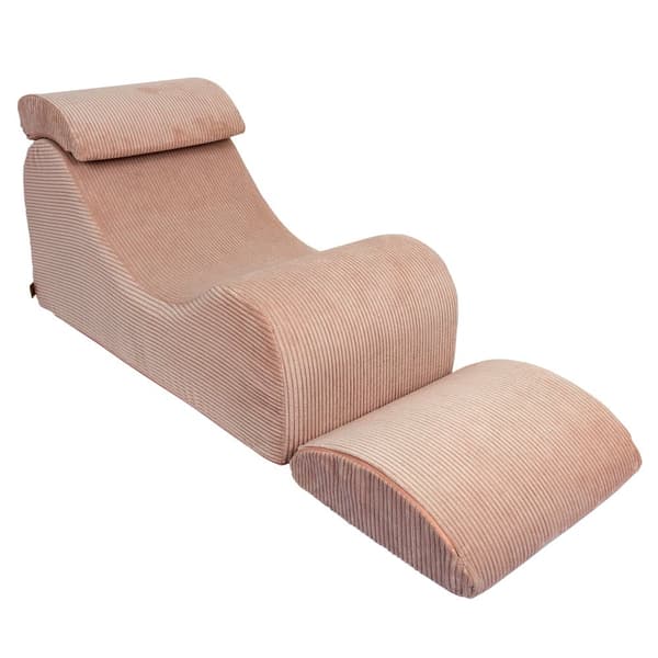 Foam Wave Lounger för barn - soffa för barnrummet, Aesthetic