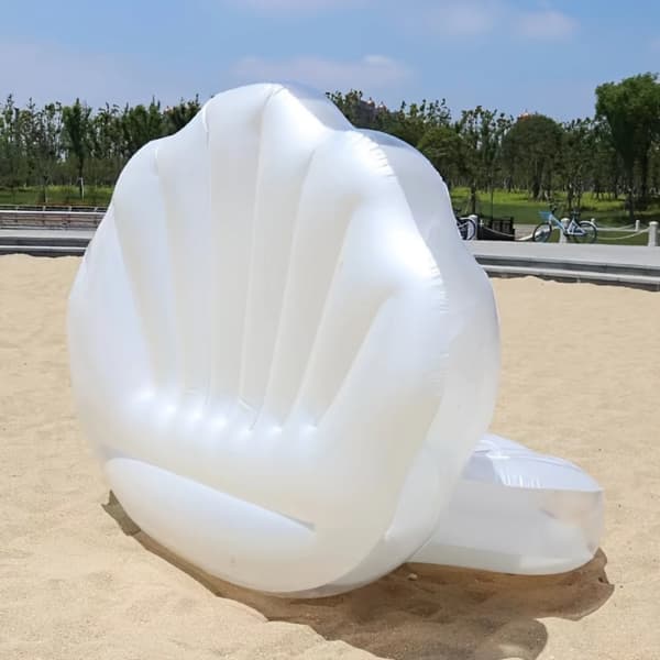Inflatable Lounge Chair, Högkvalitativ PVC, UV-beständig,Med kant