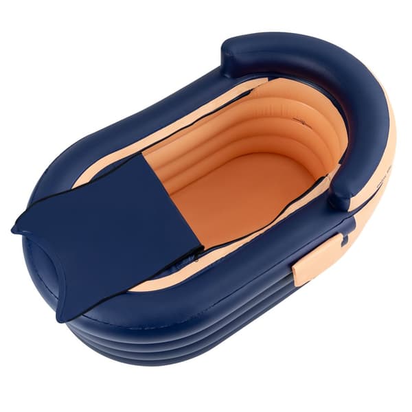 Uppblåsbar Swimmingpool, Ergonomisk Ryggstöd, Trådlös Luftpump