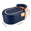 Pikkukuva 4 / 4: Puhallettava uima-allas, ergonominen selkänoja, 220 lbs kapasiteetti