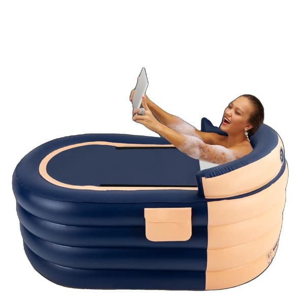 Puhallettava uima-allas, ergonominen selkänoja, 220 lbs kapasiteetti