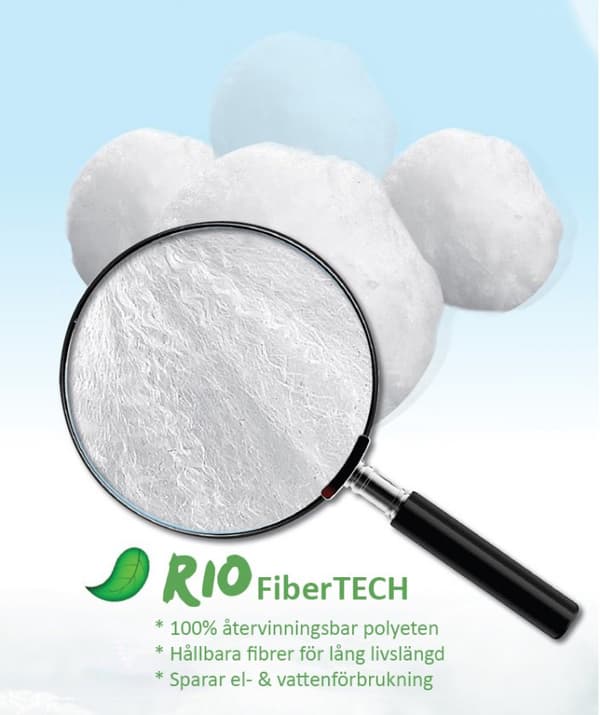 Rio FiberTECH filterbollar 700g motsv. 25kg sand