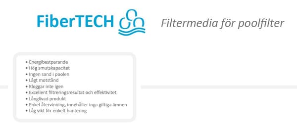 Rio FiberTECH filterbollar 700g motsv. 25kg sand
