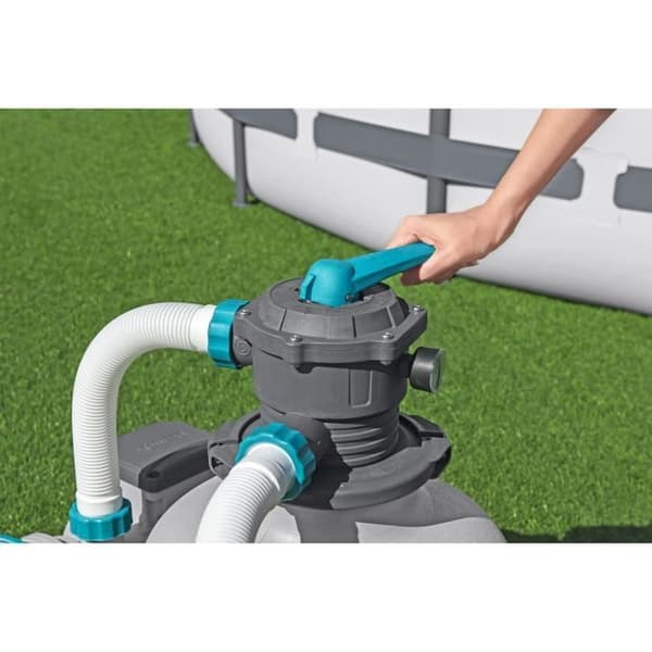 Sandfilter / filtreringspump för simbassänger upp till 66 m3 - Bestway - 11 355 L/h - Med förfilter