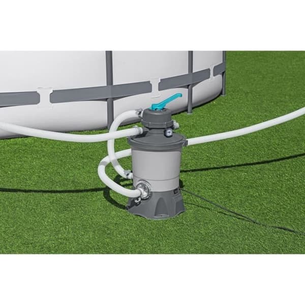 Sandfilter / filtreringspump för simbassänger upp till 18 m3 - Bestway - 3 596 L/h - Med förfilter