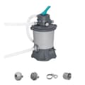 Pikkukuva 1 / 6: Sandfilter / filtreringspump för simbassänger upp till 18 m3 - Bestway - 3 596 L/h - Med förfilter