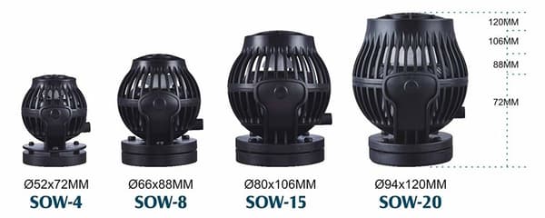 Jebao SOW-15 15000l/h - cirkulator med styrenhet