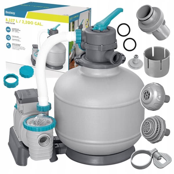 Filtreringssandpumpe Bestway® 8327 l/t sandfilter #58499