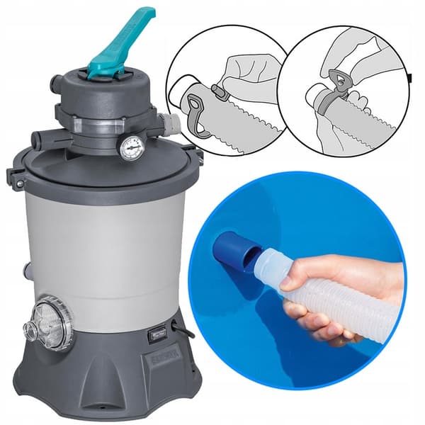 Suodatushiekkapumppu Bestway® 3596 l/h hiekkasuodatin #58515