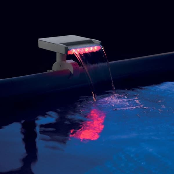 INTEX LED-poolkaskad för Intex rörformad pool