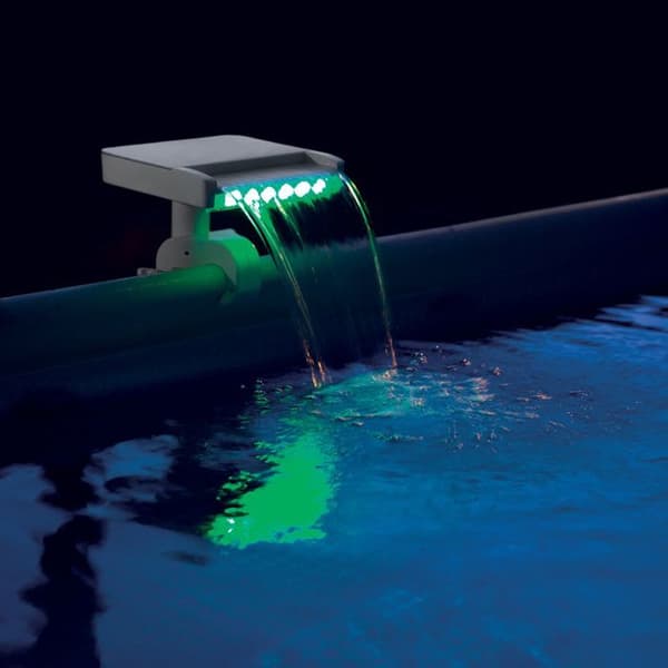 INTEX LED-poolkaskad för Intex rörformad pool