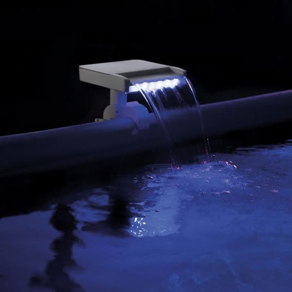 INTEX LED-poolkaskad för Intex rörformad pool