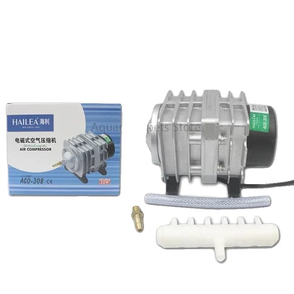 Hailea Ilmakompressori, Suunniteltu Kaloille,ACO-308 30W, EU-adapteri 220V-50HZ