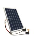 Miniatyrbillede 1 af 2: Solcelledrevet vandpumpe, 3W effekt, 2,5M løftehøjde, 480L/H output,Med kontakt