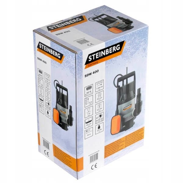 Uppoasennettava likavesipumppu 400 W 7500 l/h