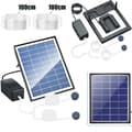 Miniatyrbild 7 av 7: OBOSOE Solcellsdriven syrepump för damm och akvarium – Tyst luftpump med solpanel för utomhusbruk