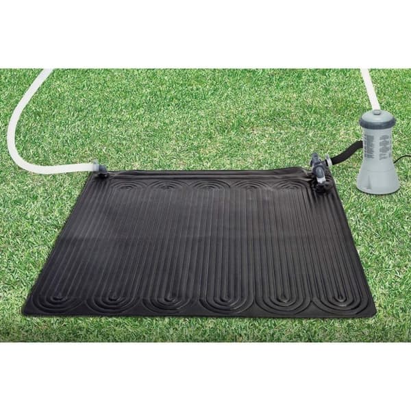 INTEX solvarmer til pool 1,2x1,2 m PVC sort 28685