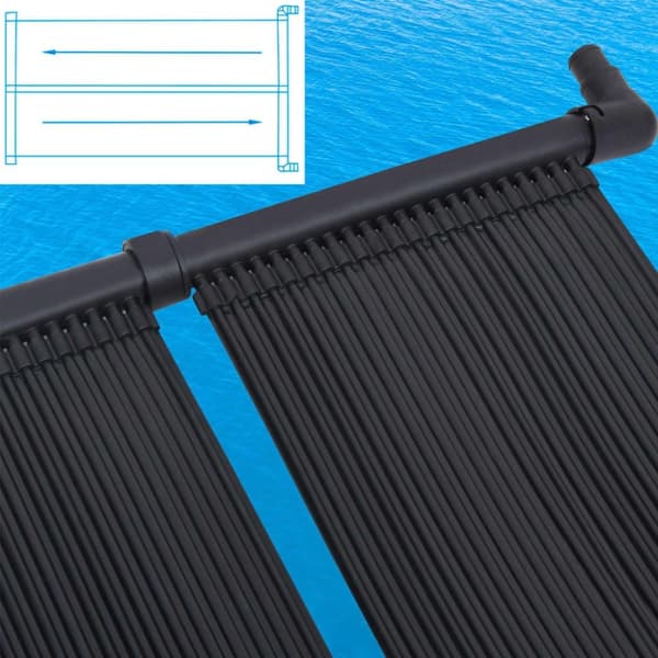 vidaXL soldrevne varmepaneler 6 stk. 80x310 cm