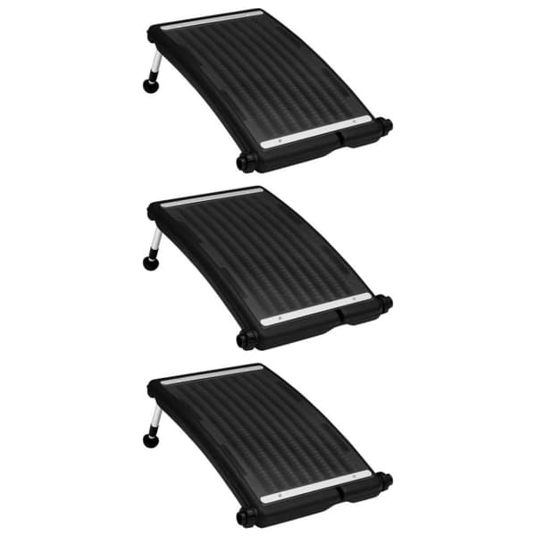 vidaXL Solcellepanel for basseng buet 3 stk 72,5x46 cm