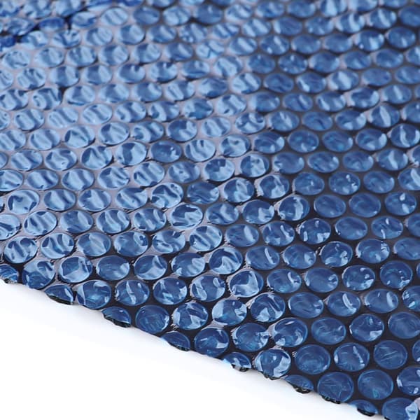 RAMROXX swimmingpoolovertræk varmende sort/blå - 550 x 275 rektangulær