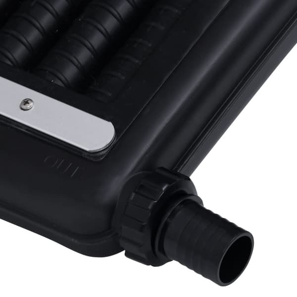 Rundad solpanel för pool 2 st 110x65 cm