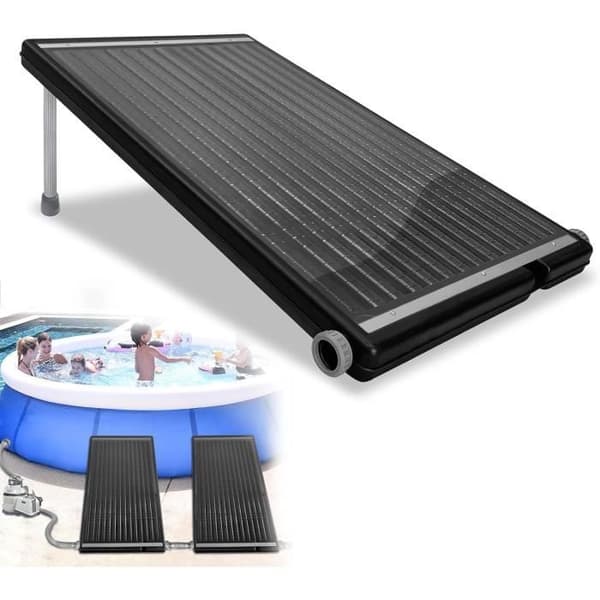 Solar poolvärme - LZQ - Poolvärmare - 15L uppsamlare - Ø 50mm - Svart