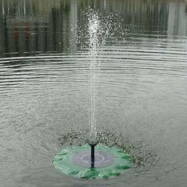 LZQ Lotus soldammfontän, dekorativ pump, 1,4W, utomhussolpumpar för trädgård, damm, fågelbad