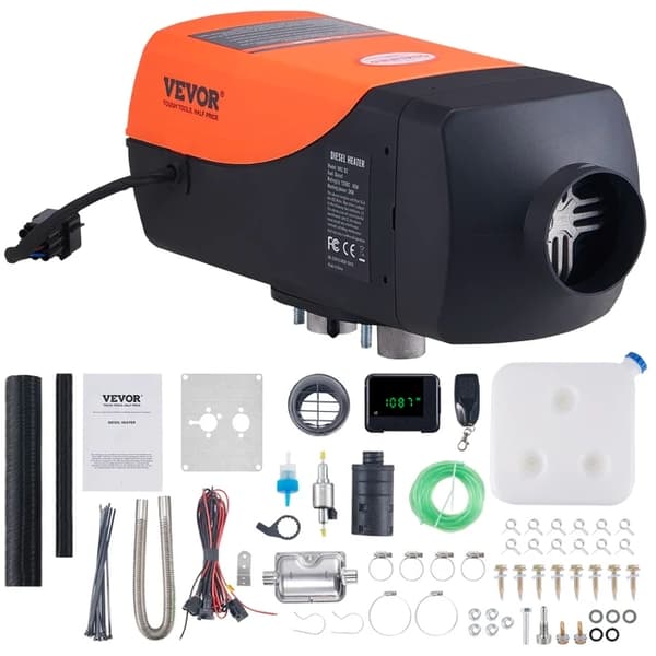 Auton lämmitin, diesel polttoaine, kaukosäädin, 2KW LCD