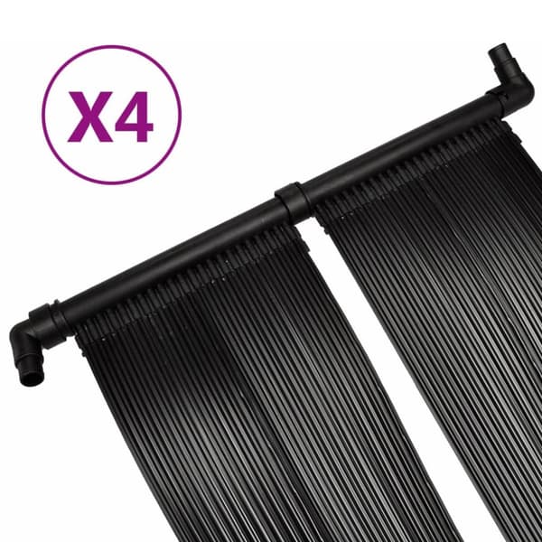 vidaXL Uima-altaan lämmitin aurinkoenergiapaneelit 4 kpl 80x620 cm -  Uima-altaan lämmitysjärjestelmät