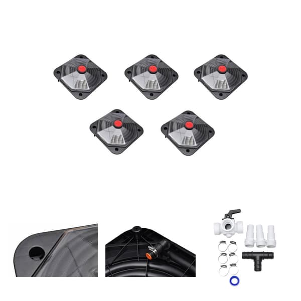 Pool Hidsig solvandvarmere 735 W 5-pack -  Pool – opvarmning