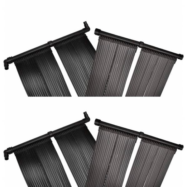 The Living Store soldrevne varmepaneler til pool 4 stk. 80x620 cm -  Pool – opvarmning
