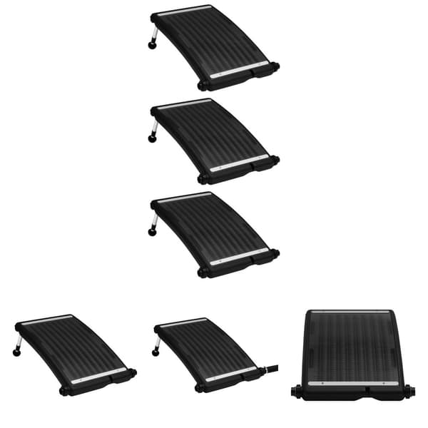 The Living Store soldrevne varmepaneler til pool 3 stk. 72,5x46 cm buet -  Pool – opvarmning