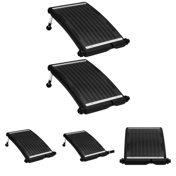 The Living Store soldrevne varmepaneler til pool 2 stk. 72,5x46 cm buet -  Pool – opvarmning