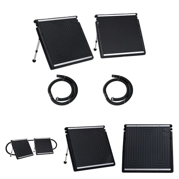 The Living Store dobbelt solpanel til pool 150x75 cm -  Pool – opvarmning