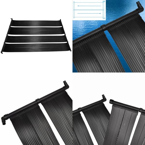 Solfångare till pool (2 paneler ingår) - Solvärmematta - Solvärmemattor - Home & Living