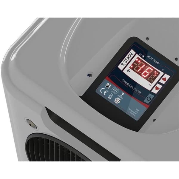 BESTWAY ovan jord poolvärmepump - Varmvatten 3,5 KW - Blå och svart