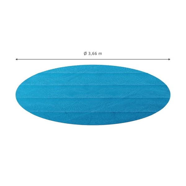 Oskar rund pool solskydd 366 cm 400 µ, Min poolvärme solskydd