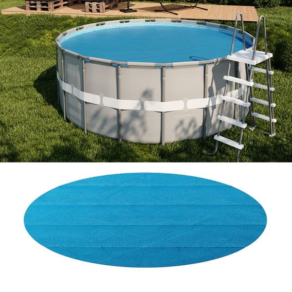 Oskar rund pool solskydd 366 cm 400 µ, Min poolvärme solskydd