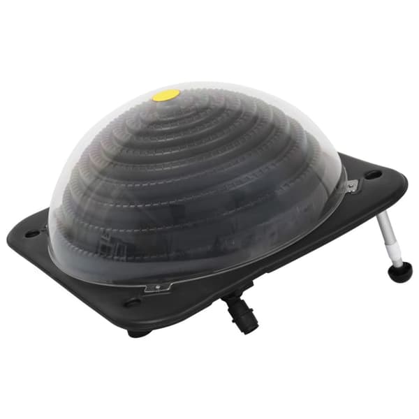 Soldriven poolvärmare 75x75x36 cm HDPE aluminium