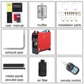 Miniatyrbild 2 av 2: Diesel Luftvärmare, LCD-kontroll, 5L bränsletank, justerbart temperaturintervall,5KW LCD-brytare