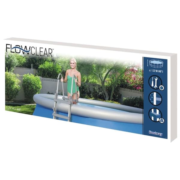 Bestway Flowclear poolstige med 4 trin 122 cm