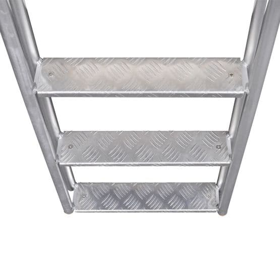 Poolstege/Lejdare 4 Steg Aluminium 167 Cm